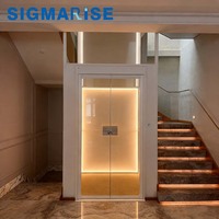 SIGMARISE 4 Kişilik Aileler İçin Popüler Fabrika Direkt Satış Konut Ev Mini Asansörleri Fiyatı Küçük Ev Asansörü