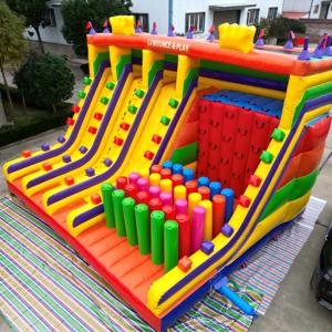<span class=keywords><strong>Château</strong></span> gonflable commercial d'extérieur, trampoline, combinaison de blocs de construction, maison rebondissante, <span class=keywords><strong>château</strong></span> gonflable coloré - Product Image 3