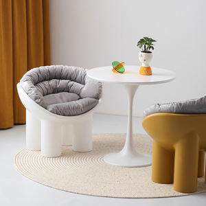 आधुनिक सरल प्लास्टिक रोली पाली के लिए एक सीट कुर्सी कमरे में रहने वाले फर्नीचर - Product Image 2