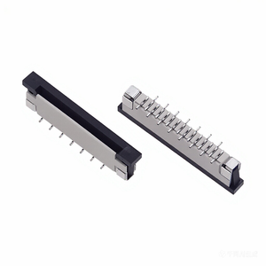 موصل FPC بخطوة 0.5 مم و1.0 مم من النوع العمودي SMT بدون قوة إدخال للكابلات FFC وFPC - Product Image 4