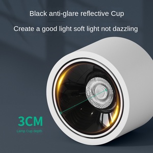 Faretto Ultra Sottile da Superficie Antiabbagliamento con Angolo Regolabile, Effetto Illuminazione <span class=keywords><strong>Piccolo</strong></span> Hill, in Lega di Alluminio per Ingresso Soggiorno - Product Image 4