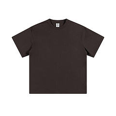 Camiseta blanca de algodón 100% personalizada para hombre, camiseta de gran tamaño, tela de punto lisa en blanco con cuello redondo, transpirable y sostenible - Product Image 5