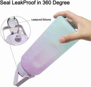 Large Capacity 3-in-1 Portable Eco-Friendly Anti-corrosion Gradient Sports Water Bottle Direct <b>Drinking</b> <b>Straw</b> Made In Vietnam - Product Image 4