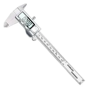 0-150mm Vernier Caliper נירוסטה LCD הדיגיטלי Caliper 6 אינץ עומק מכשיר מדידת כלים 0.01mm הדיגיטלי שליט