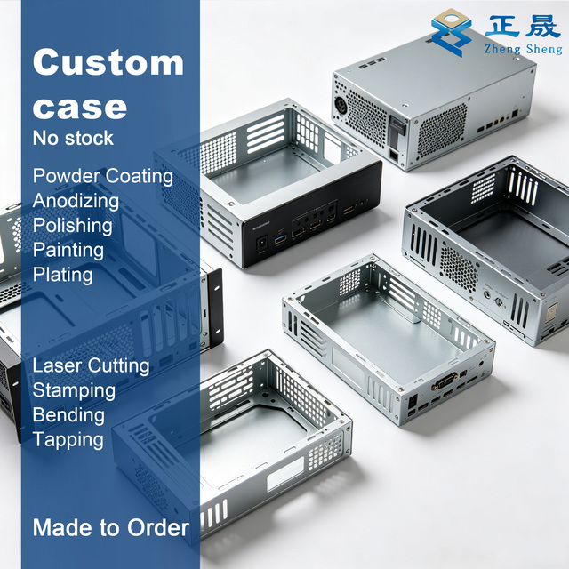 OEM ODM Custom PC Chassis Precision CNC Machining Metal Enclosure Manufacturer Tight Tolerance Fabrication Engineering Design