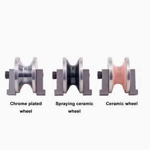 Piezas de Máquina de Trenzado: Polea Cromada/Recubierta de Cerámica/Cerámica Sólida con Soporte para Fijación de Arco, Distancia entre Orificios 18mm - Product Image 2