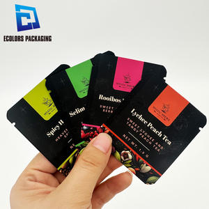 Harga pabrik desain sendiri Foil berbagai rasa bubuk teh tiga sisi <span class=keywords><strong>sachet</strong></span> tersegel kantung teh Herbal - Product Image 3