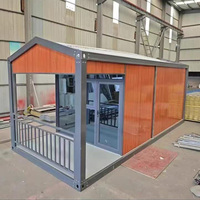 Maison modulaire détachable de 20 pieds maison modulaire de secours préfabriqué Sauvetage d'urgence Maison mobile en conteneur