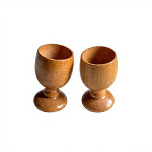 AZ ENTERPRISES - Juego de 2 Copas de Vino de Madera Ecológicas Hechas a Mano, Modelo AZE-WG035, Capacidad de 250 ml, Diseño Moderno para Cócteles y Fiestas - Product Image 5