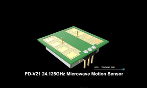 Módulo Sensor de Micro-ondas Pdlux PD-V21 24.125GHz Sensor <span class=keywords><strong>Radar</strong></span> Doppler K de Banda ISM para Detecção de Intrusos e Movimento - Fabricante - Product Image 2
