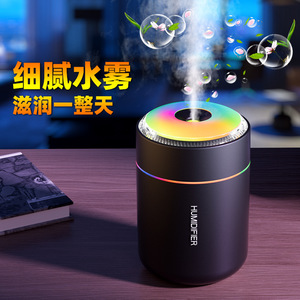 Mini <b>Humidifier</b> With Colorful Light USB Portable Car Home Use Quiet Large Mist - Product Image 3