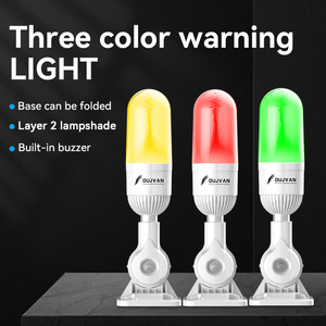 Oujvan ba màu có thể gập lại máy công cụ thiết bị <span class=keywords><strong>LED</strong></span> 24V tri-màu cảnh báo ánh sáng - Product Image 5