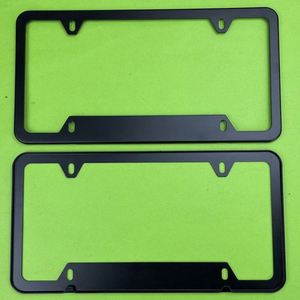 Custom Logo High Quality Alloy Car License Plate Frame/Holder Cover Plastic Crafts Personalized Number Plate Frames - Product Image 3