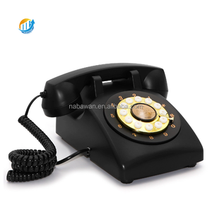Téléphone fixe antique de style ancien, téléphone filaire vintage européen, choix privilégiés pour la maison, le bureau ou l'hôtel - Product Image 2