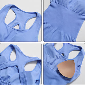 Combinaisons De Grande Taille Custom Brand High Stretch Soft Smooth Yoga Jumpsuit One Piece Seamless Workout Gym Jumpsuit Mujer - Product Image 4