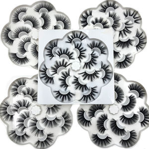 Оптовая продажа, упаковка для ресниц, коробка для ресниц, натуральные шелковые ресницы, 3D норковые ресницы, поставщик - Product Image 2