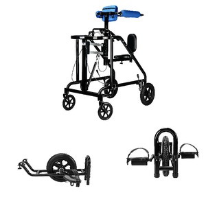 Portable <b>Walker</b> Rollator With Seat For <b>Elderly</b> Lightweight Folding Wheelchair Scooter Shopping Cart - Product Image 1