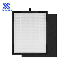 Filter HEPA Pengganti Aerio-300 Kompatibel dengan Pembersih Zigma Aerio-300, 2 Filter HEPA Efisiensi Tinggi + 2 Filter Karbon