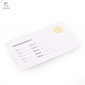 Benutzer definiertes Kunstdruck papier Grad Zertifikat Visitenkarte Druckpapier mit Hot Stamp ing Gold karten