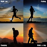 Luz LED para Gorra con Clip, Lámpara para Debajo del Borde de la Gorra, Linterna Frontal con Batería AAA para Ciclismo, Senderismo y Camping
