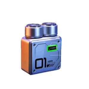 Rasoir électrique en métal à double tête Punk Chyoku S9, rechargeable, étanche IPX7, pour hommes - Product Image 1