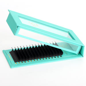 SP Wholesale Easy Fan Rapid Blooming Eyelash <span class=keywords><strong>Mega</strong></span> <span class=keywords><strong>Volume</strong></span> Fast Fanning Korean PBT Fiber Natural Long Natural Eyelash Extension - Product Image 3