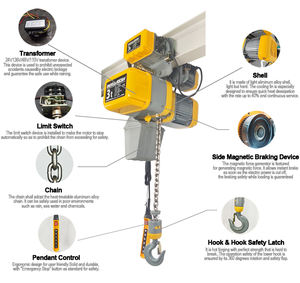 Maxloadc & h Daul rantai listrik kecepatan tunggal pengangkat dengan saklar batas ganda <span class=keywords><strong>hoist</strong></span> listrik dengan kait Suspencion - Product Image 6