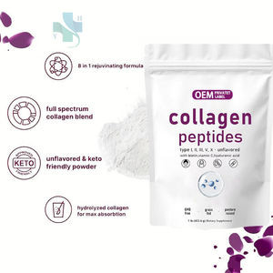 Özel etiket kollajen tozu kollajen Protein peptidleri tozu hyaluronik asit <span class=keywords><strong>C</strong></span> vitamini takviyesi güzellik cilt saç yetiştirilen - Product Image 2