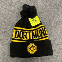 Bonnet en tricot jacquard unisexe avec pompon, bonnet d'hiver à revers, broderie 3D personnalisée, coupe-vent, chaud, pour le ski et les voyages en plein air