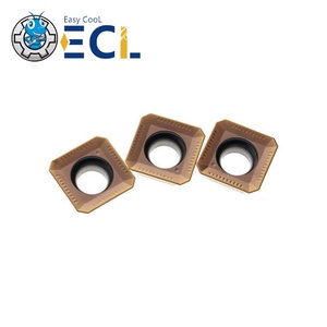Plaquettes de tournage carrées en carbure ECL SEHT SEKT 1204, revêtement PVD, outils de coupe CNC OEM - Product Image 3