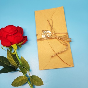 Tùy chỉnh màu nâu trắng màu kraft giấy Bưu Chính gửi thư phong bì bao bì vận chuyển bưu phẩm cửa sổ phong bì slobber keo - Product Image 5