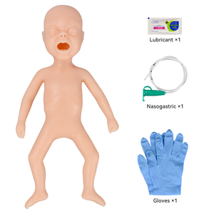 Modèle d'enfant prématuré de 24 semaines, <span class=keywords><strong>mannequin</strong></span> d'entraînement en silicone durable pour l'injection et l'intubation - Product Image 2