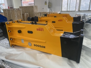 Pour SB81 boîte hydraulique disjoncteur boîte-côté-dessus modèle 18-26 tonnes pelle compatibilité 1 an de garantie boîte en bois emballage - Product Image 6