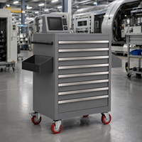Sistema Automático de Inventario de Herramientas, Solución Digital de Gestión de Herramientas, Gabinete Industrial con Cajones