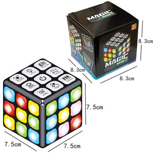 Jouet populaire pour enfants 2025, cubes musicaux, jeu anti-stress, 7 jeux, modèle éducatif, jouets LED, cube magique - Product Image 6