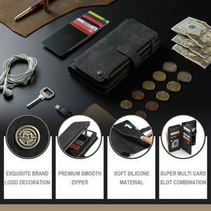 Caseme 3-in-1เคสกระเป๋าสตางค์หนังวินเทจสำหรับธุรกิจ redmi K30 <span class=keywords><strong>pro</strong></span>/<span class=keywords><strong>zoom</strong></span> K30 <span class=keywords><strong>pro</strong></span>/mi poco F2 <span class=keywords><strong>Pro</strong></span> เคสใส่บัตรอเนกประสงค์ - Product Image 5