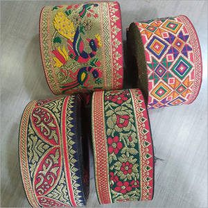 Ruban Jacquard à double face, multicolore, élastique, motif floral unisexe, pour sacs, textile de maison, emballage cadeau, vêtements - Product Image 3