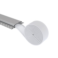 Plafond mur lampe linéaire intégré Alu Profil Extrusion canal cadre encastré profilé en aluminium pour bande lumineuse à LED