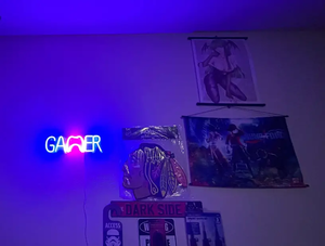 GAMER Gamepad Led Letrero de neón regulable 5V USB Sala de juegos Letreros de neón Luces para niños Adolescentes Niñas Regalo de cumpleaños Decoración de pared del dormitorio - Product Image 6