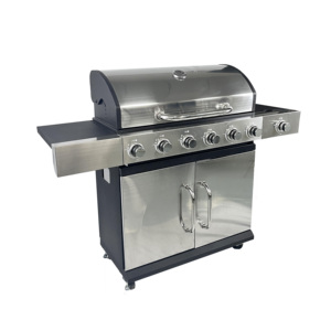 Barbecue à gaz autoportant <span class=keywords><strong>en</strong></span> acier Corten durable, robuste, <span class=keywords><strong>pour</strong></span> jardin, extérieur et fêtes - Product Image 5