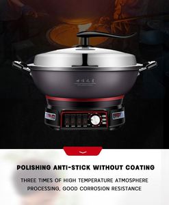 Parrilla de Pizza eléctrica de hierro fundido de 40cm de alta calidad, ahorro de energía, revestimiento antiadherente, Control de microordenador para el hogar, Hotel, RV - Product Image 6