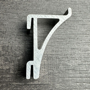 Gancho de exhibición de aluminio de 150 mm para montaje en gabinete, duradero, para refrigerador, congelador, gabinete de bebidas - Product Image 1