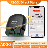 AD20 nuevo escáner portátil Obd2 Life Time actualización gratuita coches lector de código herramientas de diagnóstico para teléfono tableta