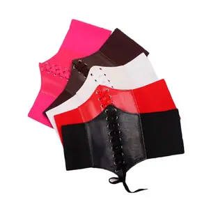 Cintura Costume corsetto elastico Waspie con lacci in vita da donna su misura OEM