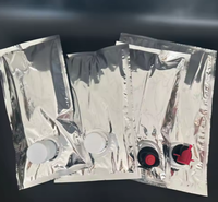 Sac BIB de sécurité personnalisé en carton pour café, jus, vin, bière, emballage flexible laminé pour liquides avec bec verseur
