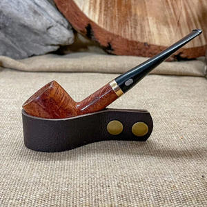 Porte-pipe en cuir véritable de qualité supérieure Porte-cigare vintage Porte-cigarette de luxe minimaliste pour la détente en camping - Product Image 4