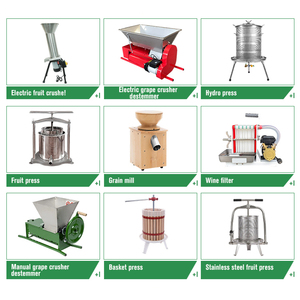 Presse-pommes manuel portable en acier inoxydable, broyeur <span class=keywords><strong>de</strong></span> fruits pour la fabrication <span class=keywords><strong>de</strong></span> cidre à domicile en extérieur, machine à manivelle facile à transporter - Product Image 5