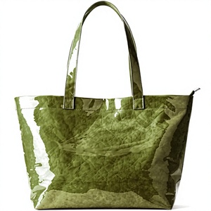 <strong>KALIDI</strong> Women's Imported PVC Zipper Large Hobo Tote <strong>Bag</strong> with Carry All Feature for Beach Travel &amp; Shopping - Product Image 1