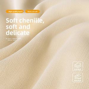 <span class=keywords><strong>Cortinas</strong></span> de chenilla de doble cara de gama alta para dormitorio, sala de estar, <span class=keywords><strong>casa</strong></span> entera, <span class=keywords><strong>cortinas</strong></span> de estilo crema opacas personalizables, cenefas - Product Image 2