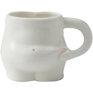 DD2332 burk Gag regali graziosi in ceramica ventre tazza da caffè bere tazza per il corpo divertente grasso ventre tazza con manico per braccio